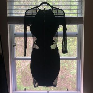 Black Mesh Dress